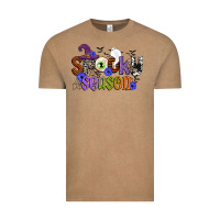 Vintage Coffee spooky season Vintage Tee - CowGirlArtShop
