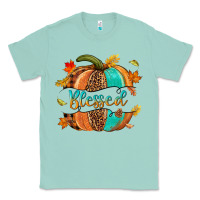 Seafoam Blessed pumpkin Classic Tee - NancyCooperArtShop