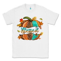 White Blessed pumpkin Classic Tee - NancyCooperArtShop