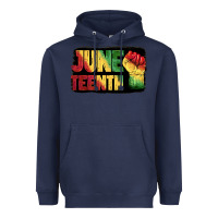 Navy juneteenth Heavyweight Hoodie - BarkalooDesign