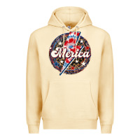 Pina Colada Western Merica Patriotic 4th of July Premium Hoodie - LillyAllenDesigns