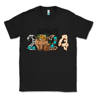 Black Western Senior 2024 cow Classic Tee - RanaPortraitStore