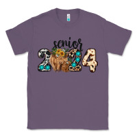 Lavender Western Senior 2024 cow Classic Tee - RanaPortraitStore