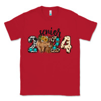 Red Western Senior 2024 cow Classic Tee - RanaPortraitStore