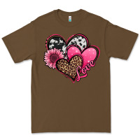 Cacao valentines day western hearts and sunflower Premium Tee - Jasminsmagicworld