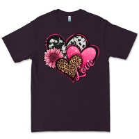 Plum valentines day western hearts and sunflower Premium Tee - Jasminsmagicworld
