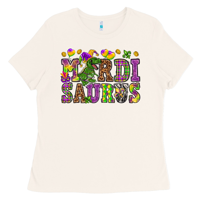 Mardi Saurus Ladies Tee by NancyCooperArtShop | Teevron