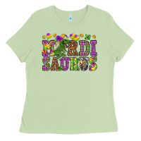 Matcha Mardi saurus Ladies Tee - NancyCooperArtShop
