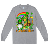 Heather Grey St. Patrick's My 1st St. Patrick's Day Long Sleeve Tee - OliviaCreatesArt