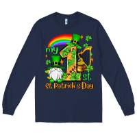 Navy St. Patrick's My 1st St. Patrick's Day Long Sleeve Tee - OliviaCreatesArt