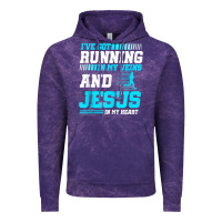Cloud Purple Christian Runner Half Marathon Running Race Jesus Gift Vintage Hoodie - trangStudio