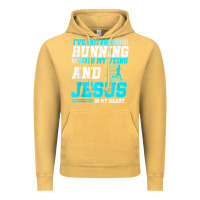 Vintage Mustard Christian Runner Half Marathon Running Race Jesus Gift Vintage Hoodie - trangStudio