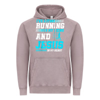 Vintage Zinc Christian Runner Half Marathon Running Race Jesus Gift Vintage Hoodie - trangStudio