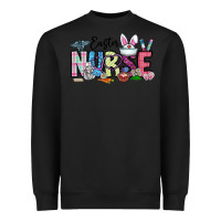 Black easter nurse Heavyweight Sweatshirt - CowhideDigitalArt