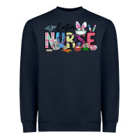 Navy easter nurse Heavyweight Sweatshirt - CowhideDigitalArt