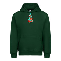 Forest Green bluered lollipop Urban Hoodie - AdoDesignShop