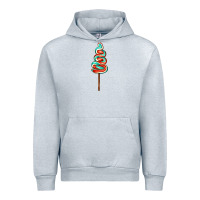 Heather Grey bluered lollipop Urban Hoodie - AdoDesignShop