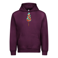 Mauve Wine bluered lollipop Urban Hoodie - AdoDesignShop