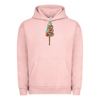 Pigment Salmon bluered lollipop Urban Hoodie - AdoDesignShop