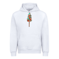 White bluered lollipop Urban Hoodie - AdoDesignShop
