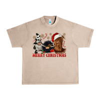 French Oak merry christmas heifer cow gnomies Urban Heavy Tee - CowGirlArtShop