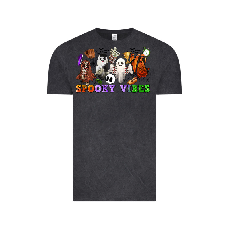 Spooky Vibes Sports Ghosts Vintage Tee by CowGirlArtShop | Teevron