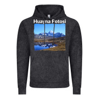 Vintage Black Bolivia Huayna Potosi Mountain Andes Art Vintage Hoodie - trangStudio