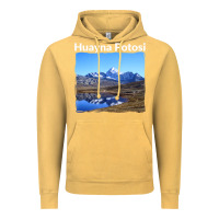 Vintage Mustard Bolivia Huayna Potosi Mountain Andes Art Vintage Hoodie - trangStudio