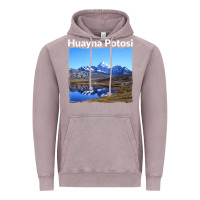 Vintage Zinc Bolivia Huayna Potosi Mountain Andes Art Vintage Hoodie - trangStudio
