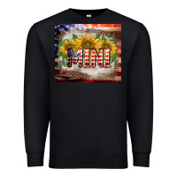 Black patriotic mini  tumbler Premium Sweatshirt - BarkalooDesign