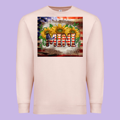 Patriotic Mini  Tumbler Premium Sweatshirt Designed By Barkaloodesign