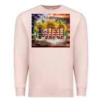 Pale Pink patriotic mini  tumbler Premium Sweatshirt - BarkalooDesign