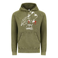 Vintage Olive stay woke freddy krueger Vintage Hoodie - trangStudio