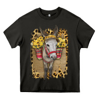 Asphalt Donkey With Sunflowers Heavy Core Tee - Bettercallsaul