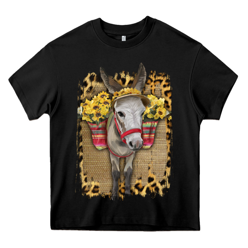 Donkey With Sunflowers Heavy Core Tee by Bettercallsaul | Teevron