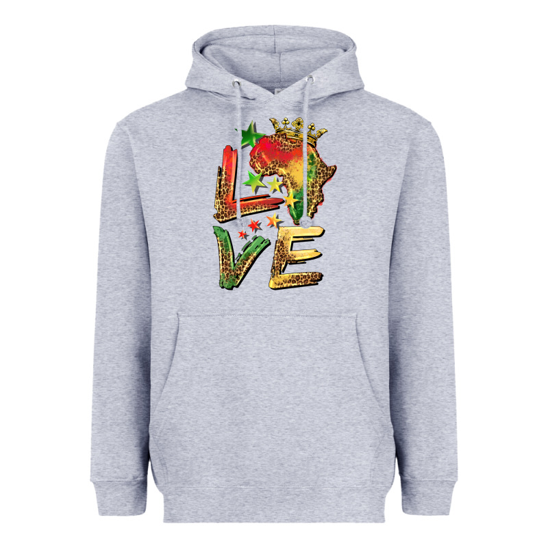 Juneteenth Love Heavyweight Hoodie by BarkalooDesign | Teevron