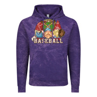 Cloud Purple Baseball gnomies Vintage Hoodie - HowdyJamesFarm