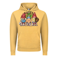 Vintage Mustard Baseball gnomies Vintage Hoodie - HowdyJamesFarm
