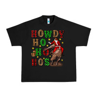 Black howdy ho ho hos christmas Urban Heavy Tee - CowGirlArtShop