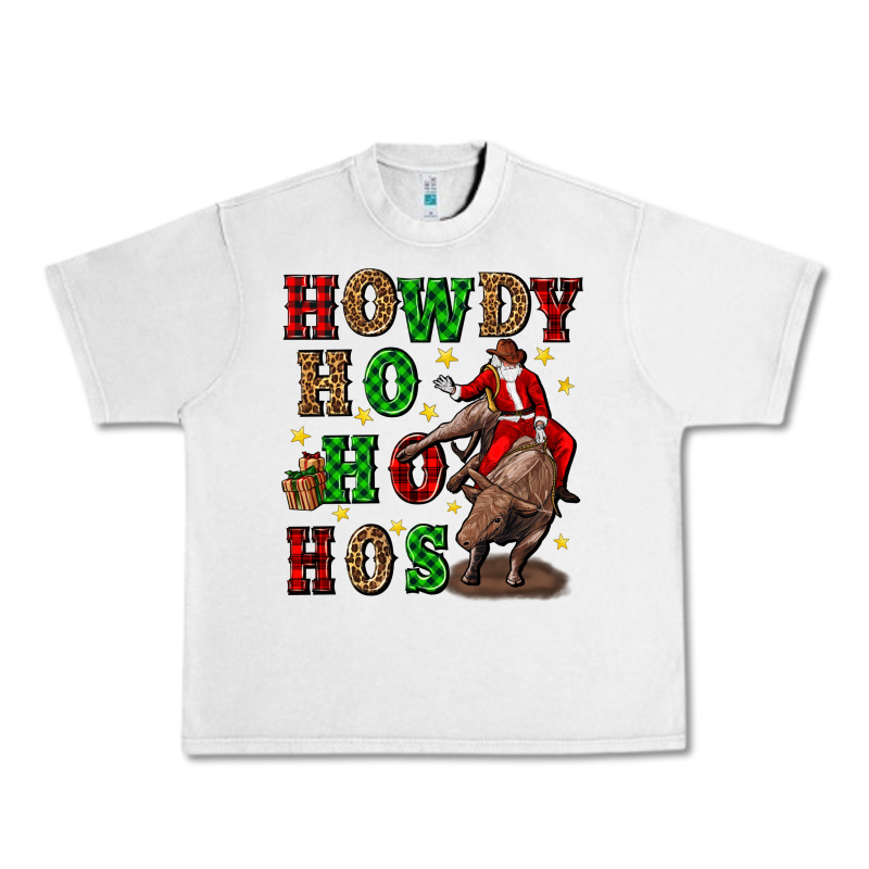 Howdy Ho Ho Hos Christmas Urban Heavy Tee by CowGirlArtShop | Teevron