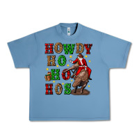 Pebble Blue howdy ho ho hos christmas Urban Heavy Tee - CowGirlArtShop