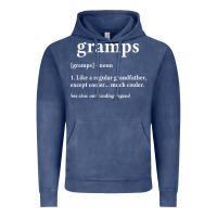 Vintage Denim Grandpa Gift for Gramps, Fathers Day Birthday Gift Idea Vintage Hoodie - trangStudio