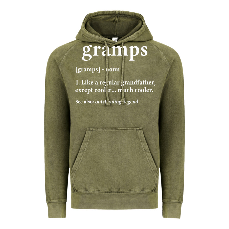 Grandpa Gift For Gramps, Fathers Day Birthday Gift Idea Vintage Hoodie by trangStudio | Teevron