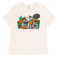 Bone Basketball coffee cups Ladies Tee - NancyCooperArtShop