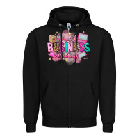Black small business badass Zipper Hoodie - Artiststas