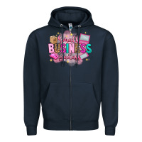 Navy small business badass Zipper Hoodie - Artiststas