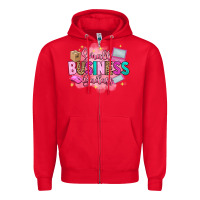 Red small business badass Zipper Hoodie - Artiststas