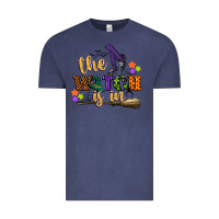 Vintage Denim the witch is in Vintage Tee - CowGirlArtShop
