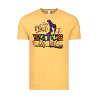 Vintage Mustard the witch is in Vintage Tee - CowGirlArtShop