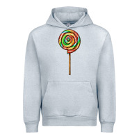 Heather Grey rainbow lollipop Urban Hoodie - AdoDesignShop